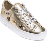 KARL LAGERFELD PARIS Cate Pin Logo Low Top Sneaker