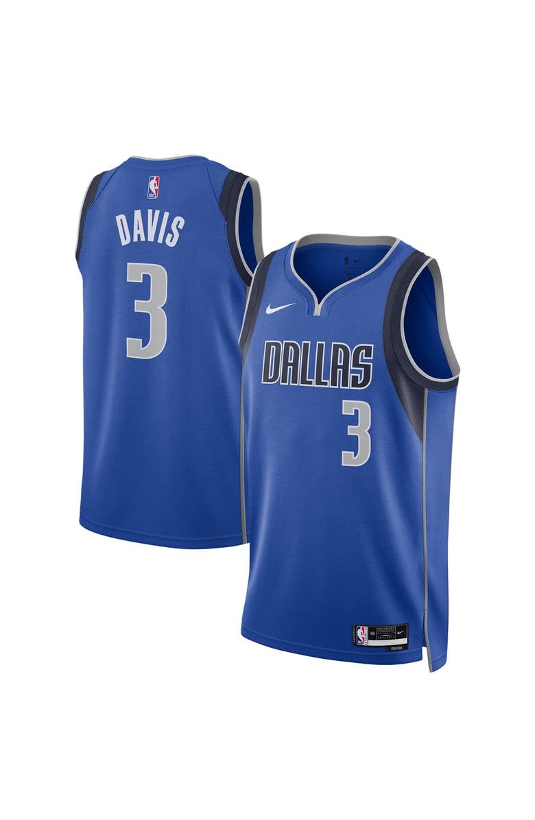 Nike Unisex Nike Anthony Davis Blue Dallas Mavericks Swingman Player Jersey - Icon Edition, Main, color, Blue