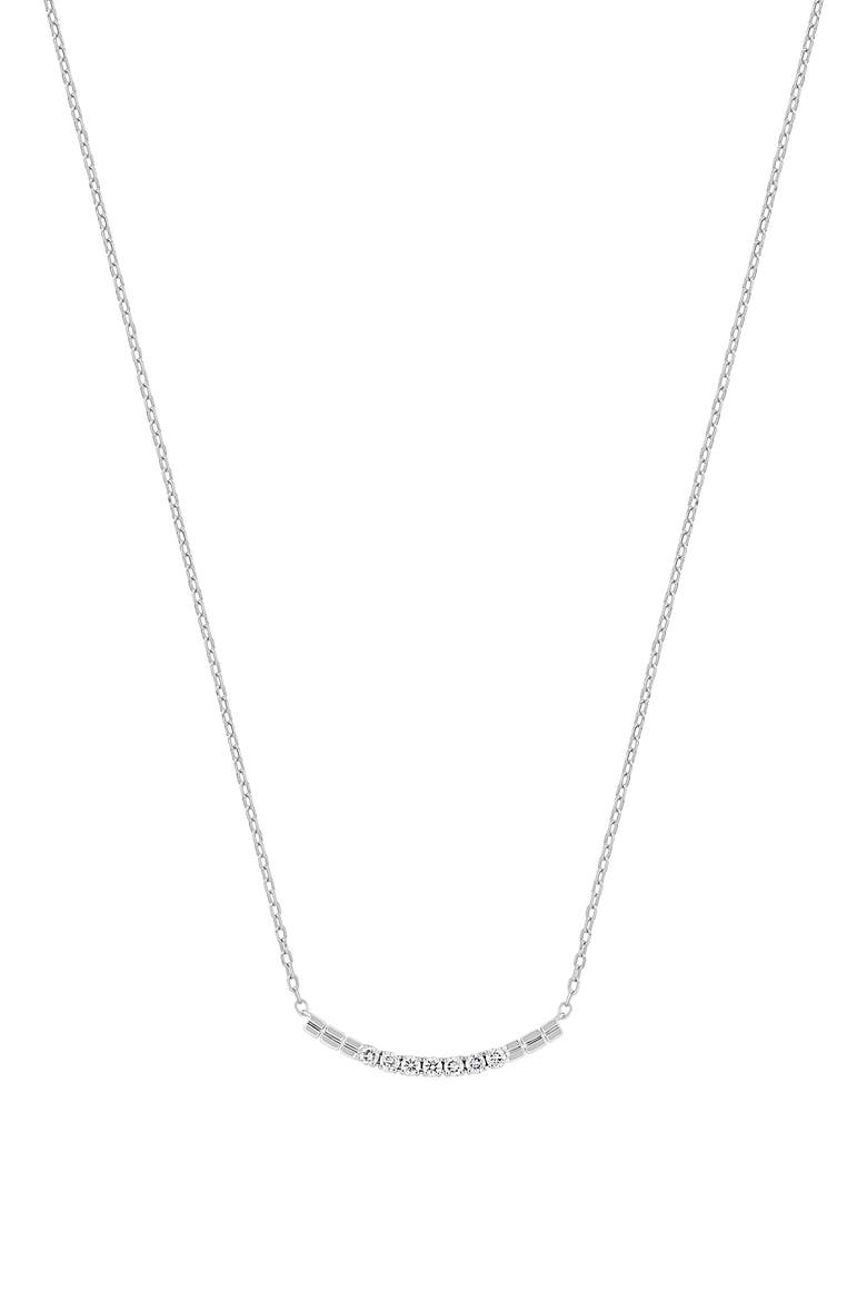 Katharine Diamond Pendant Necklace - 0.1ct. (Nordstrom Exclusive), Main, color, 18K WHITE GOLD