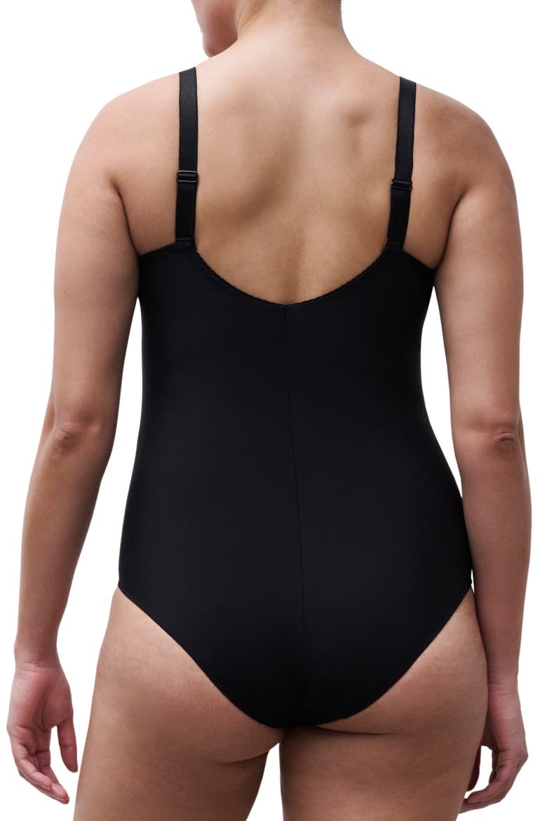 Majestic Sculpting Bodysuit, Alternate, color, BLACK
