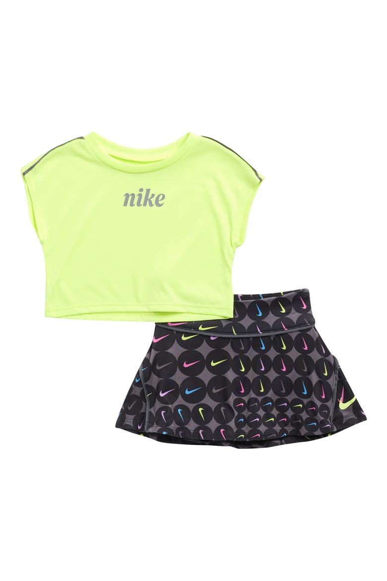 Essentials Skort Set, Main, color, BLACK
