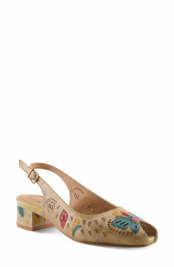 Streetpeep Slingback Peep Toe Sandal
