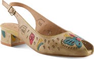 L'Artiste by Spring Step Streetpeep Slingback Peep Toe Sandal