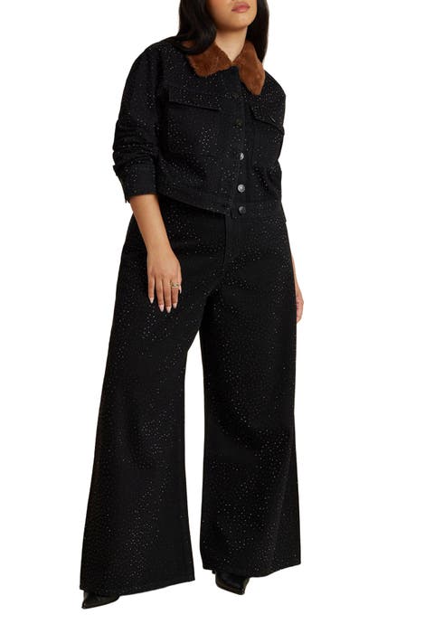 Embellished Rhinestone Jeans