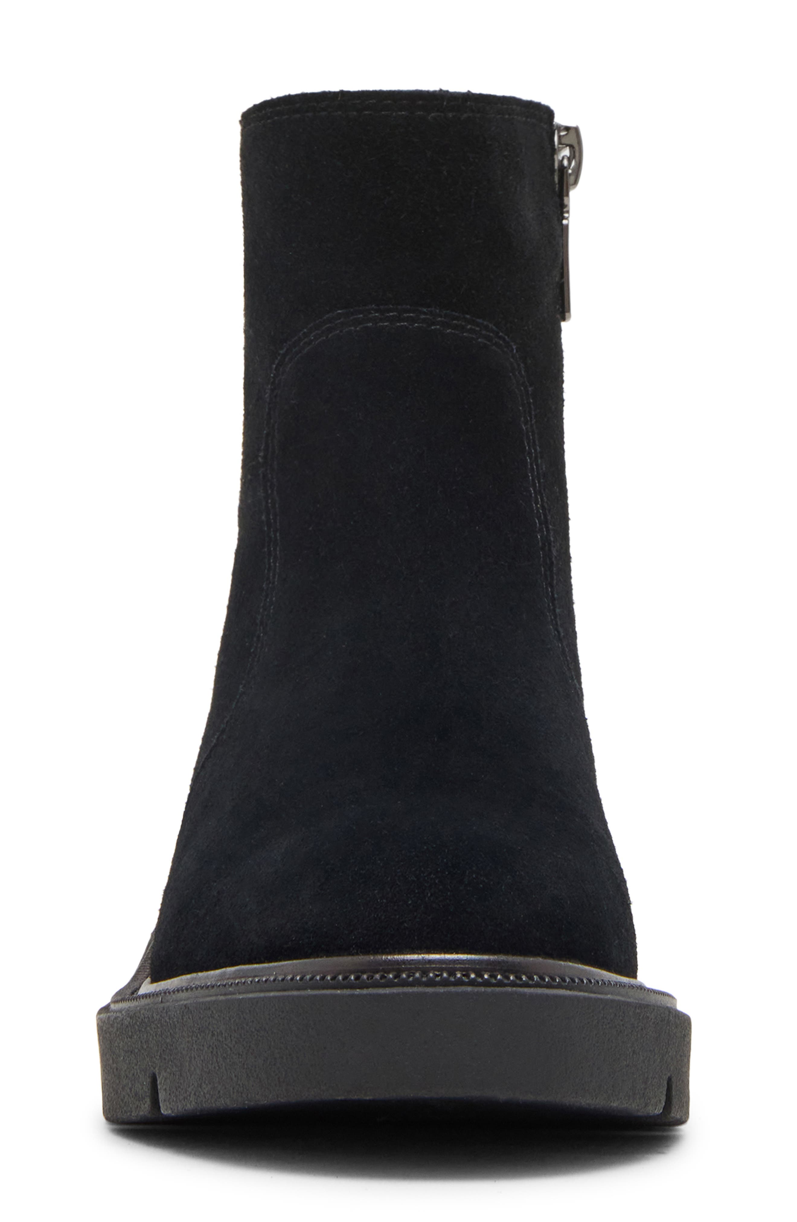 Blondo Motion Wedge Bootie, Alternate, color, Black Suede