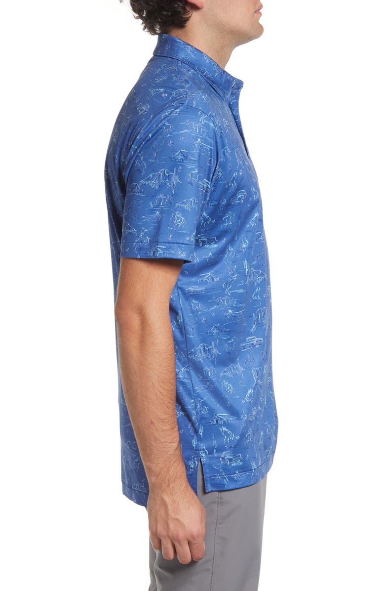 Peter Millar Outlaw Performance Polo, Alternate, color, 