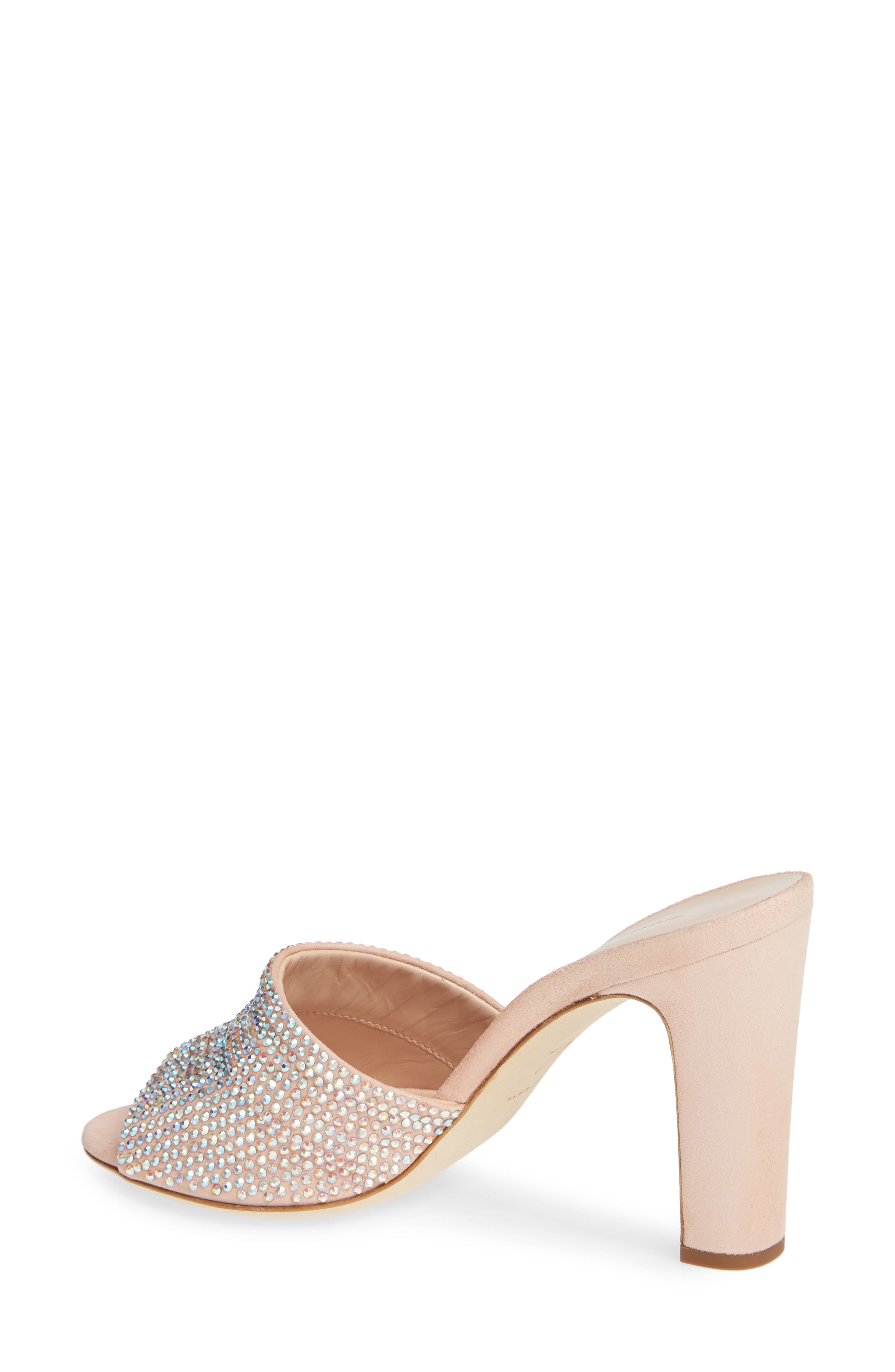 Giuseppe Zanotti Crystal Embellished Block Heel Sandal, Alternate, color, 