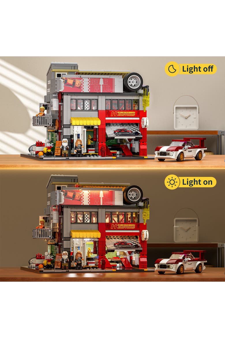 Street MOD Garage Lighting Building Set Model CT1935M, Alternate, color, Multicolor