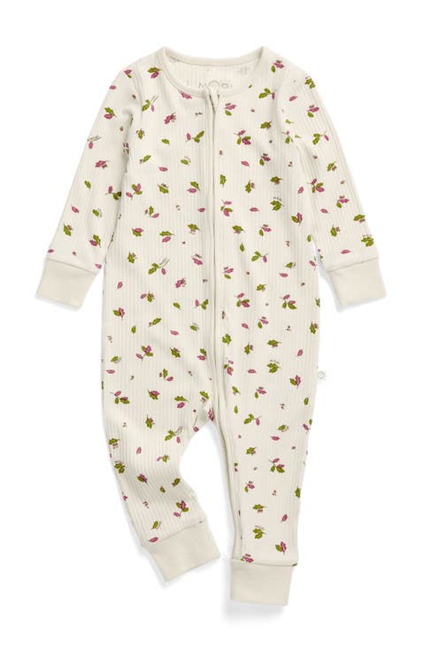 Ribbed Two Way Zip-Up Romper