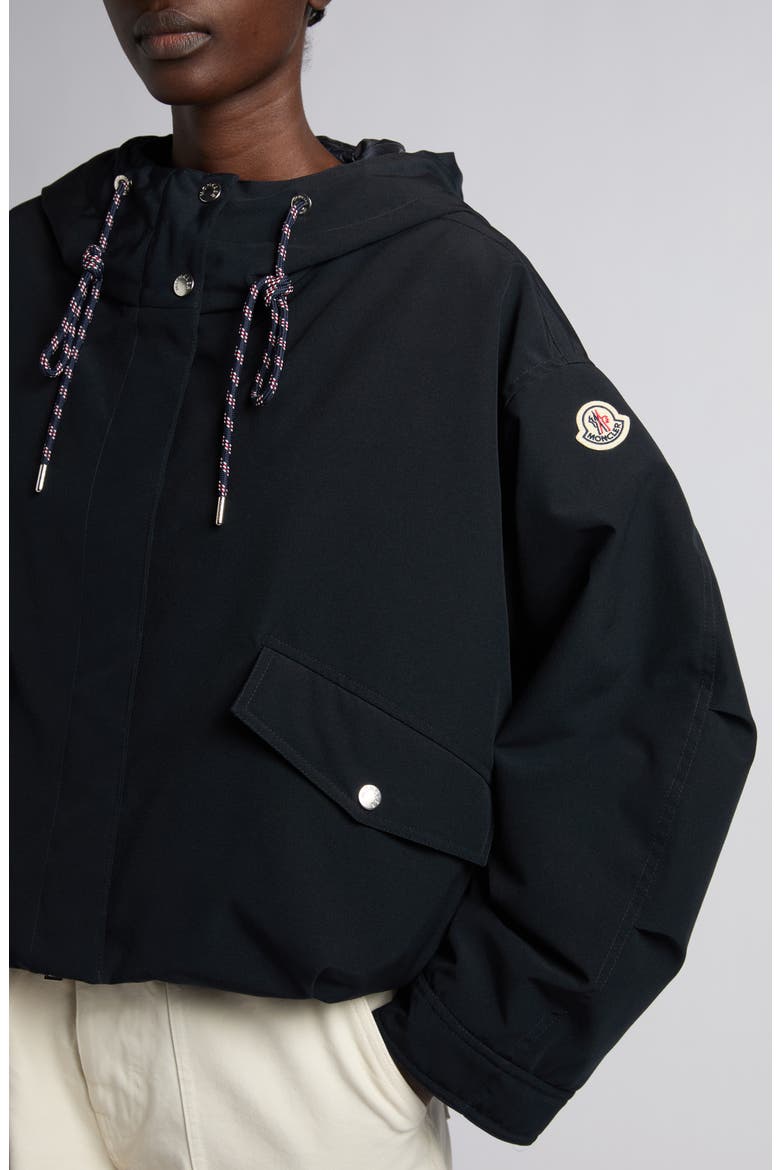 Eucalyptus Hooded Down Jacket, Alternate, color, NAVY BLUE