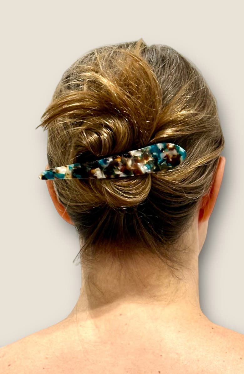 Ficcare Star Clip, Alternate, color, Aqua Brown