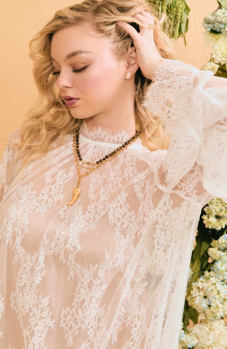 Petit Moments Beaded Carabiner Necklace, Alternate, color,