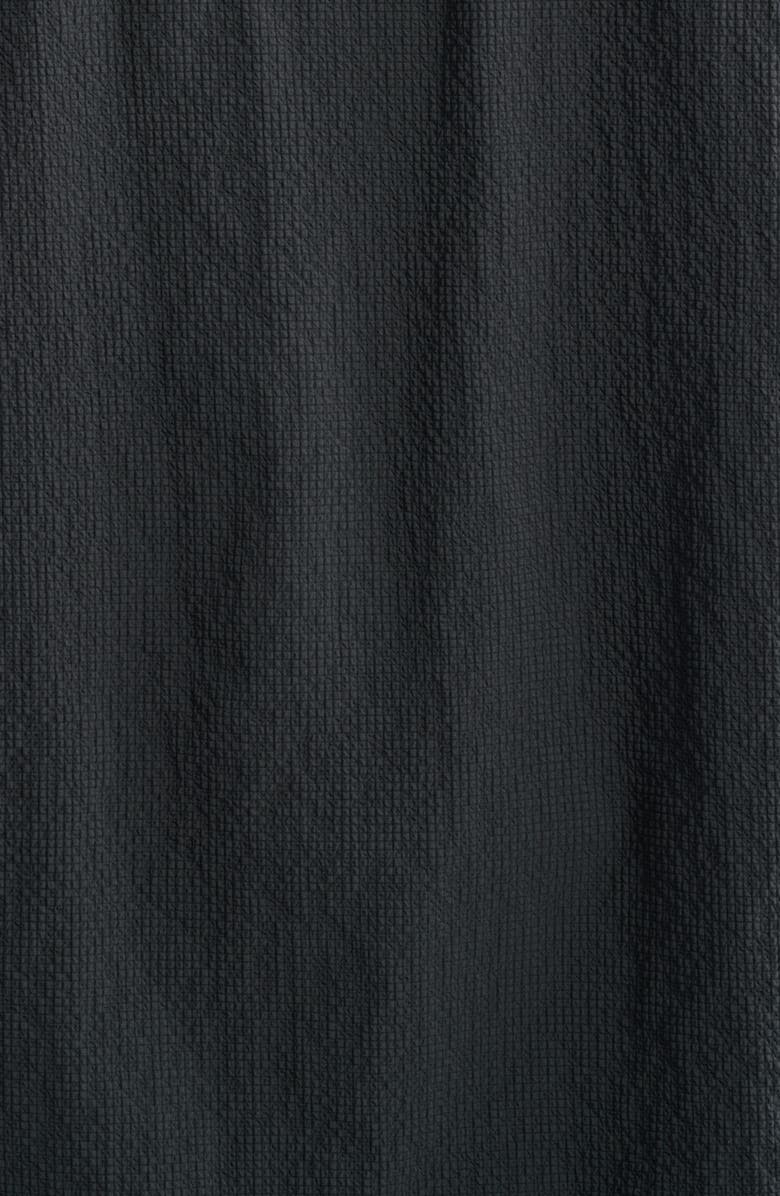 Alpha Industries Seersucker Short Sleeve Button-Up Shirt, Alternate, color, Charcoal