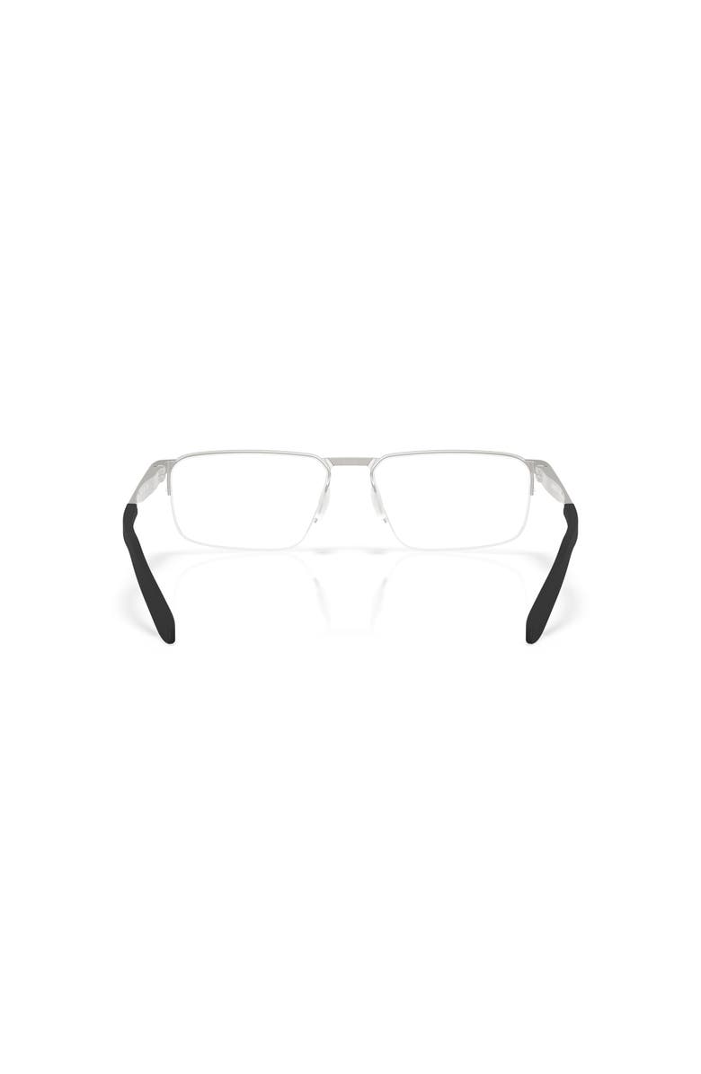 Costa 55mm Rectangle optical glasses, Alternate, color, Silver