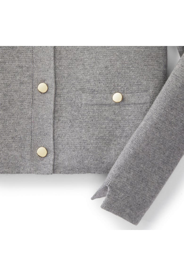 Baby Girls' Milano Stitch Cardigan, Infant, Alternate, color, Gray