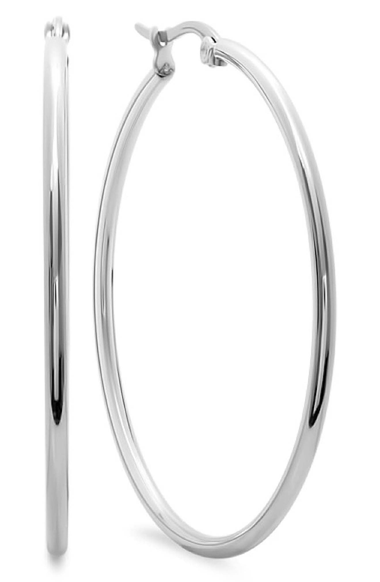 Slim Hoop Earrings