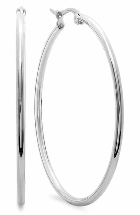 Slim Hoop Earrings