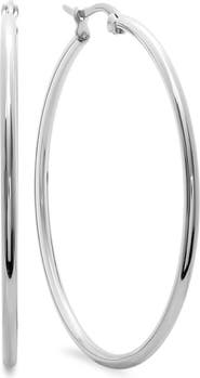 STEELTIME 40mm Hoop Earrings