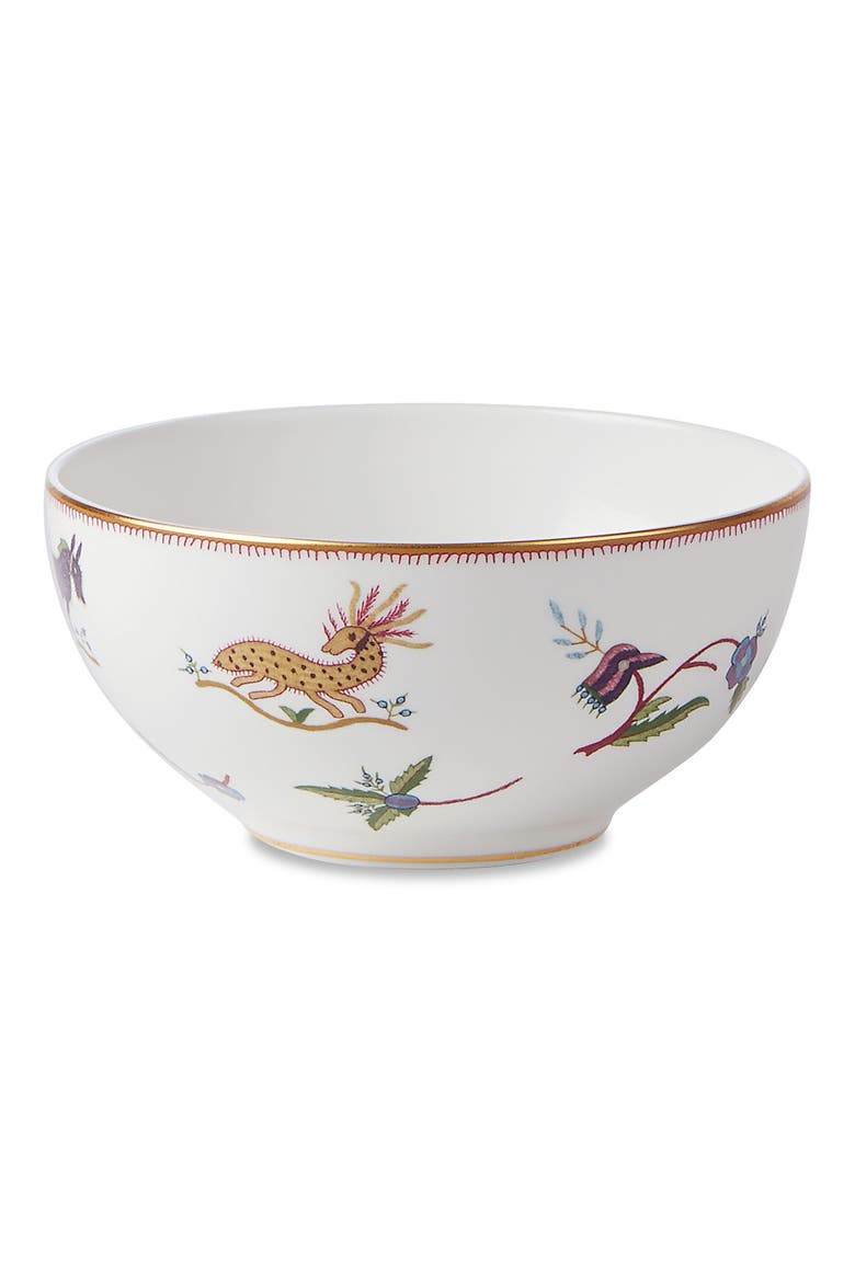 Mythical Creatures Bone China Soup/Cereal Bowl, Main, color, WHITE