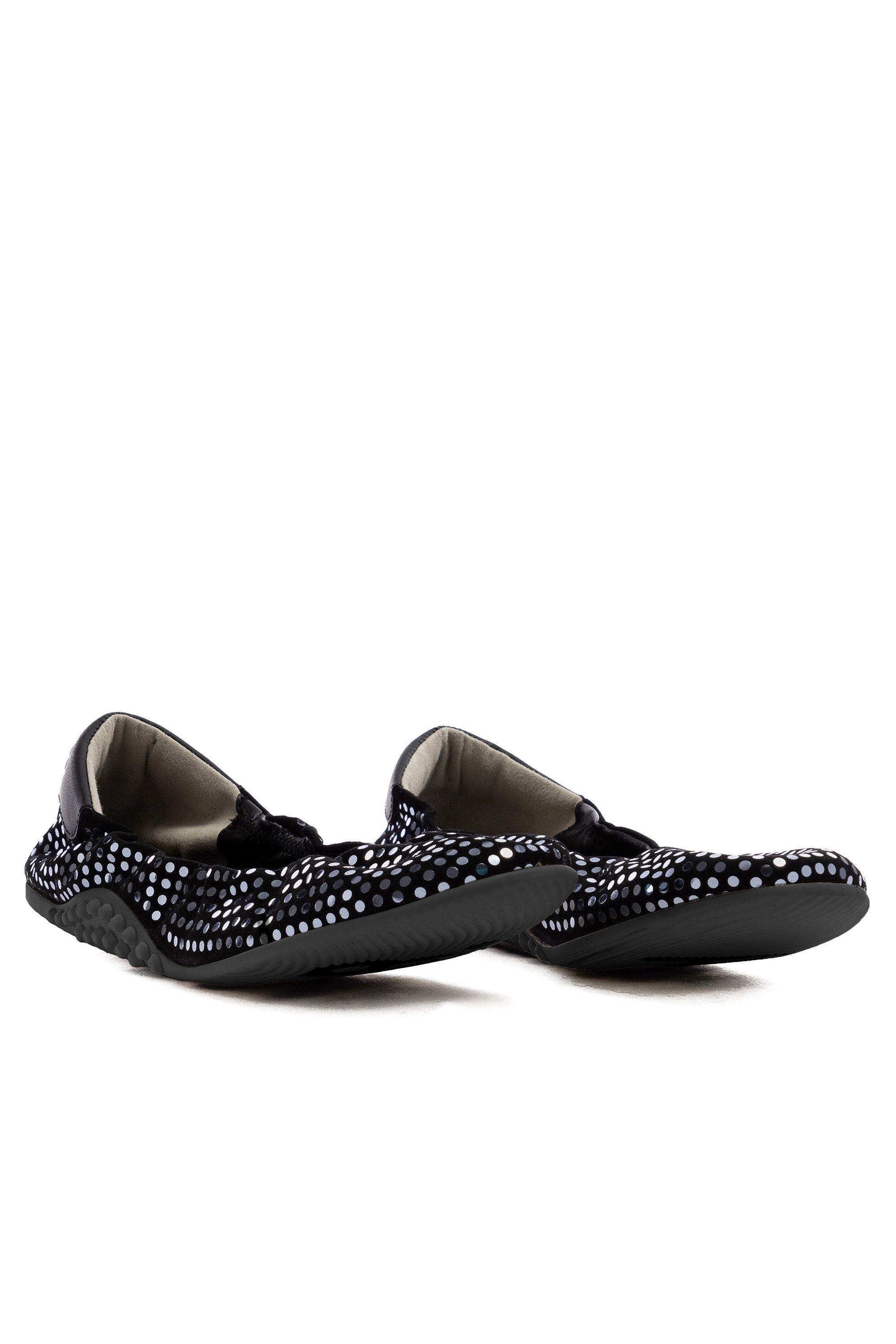 P448 Stella Paillettes Ballet Flat, Alternate, color, Black/Silver