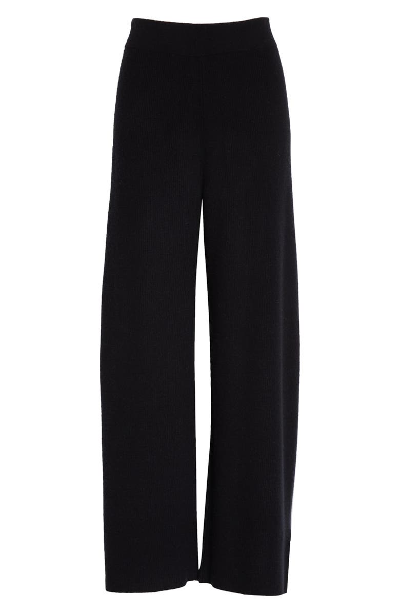 Nordstrom Signature Cashmere Wide Leg Pants, Alternate, color, 
