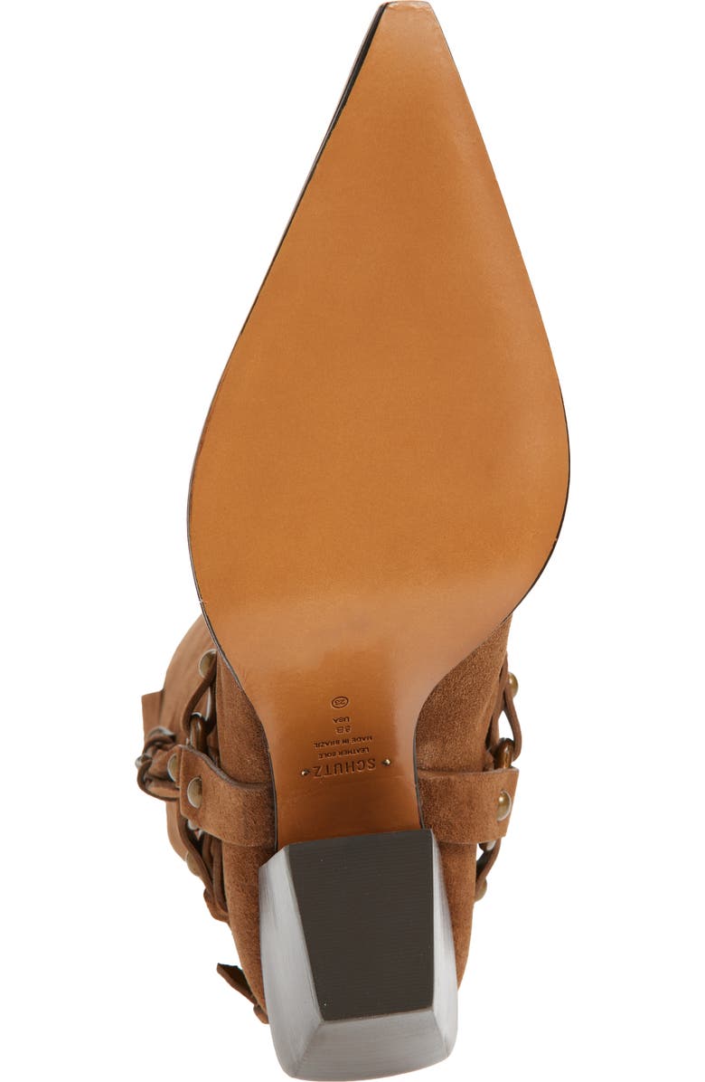 Schutz Maine Up Knee High Buckle Boot, Alternate, color,