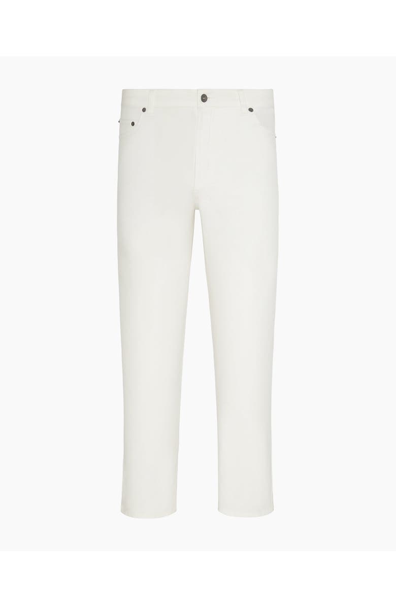 Onia Linen Denim 5 Pocket Pant, Alternate, color, White