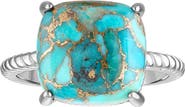 FZN Sterling Silver Turquoise Ring