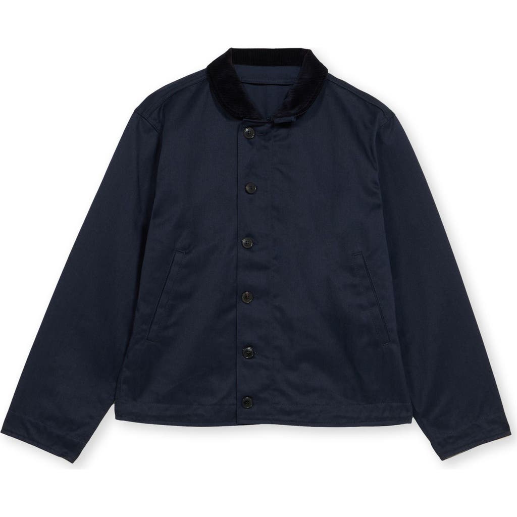 Fortela Deck Cotton Jacket In Blue