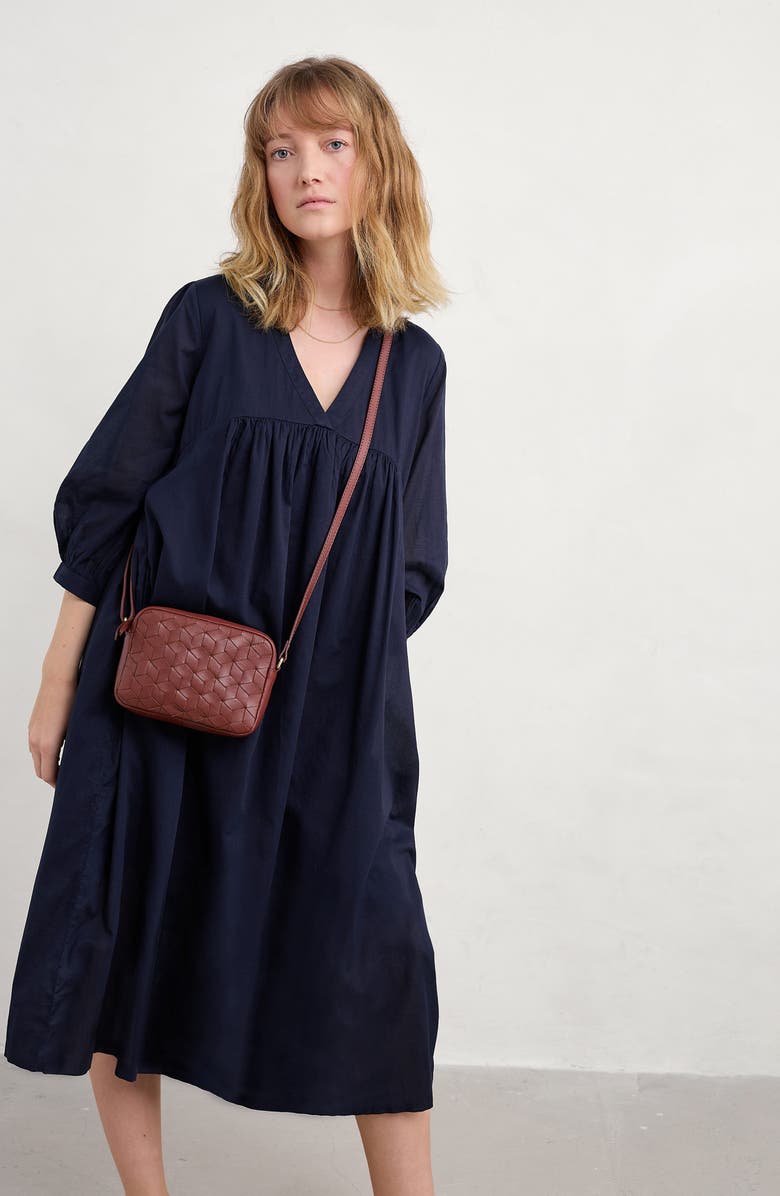 Seasalt Cornwall Earth Organic Cotton Caftan, Alternate, color, Maritime