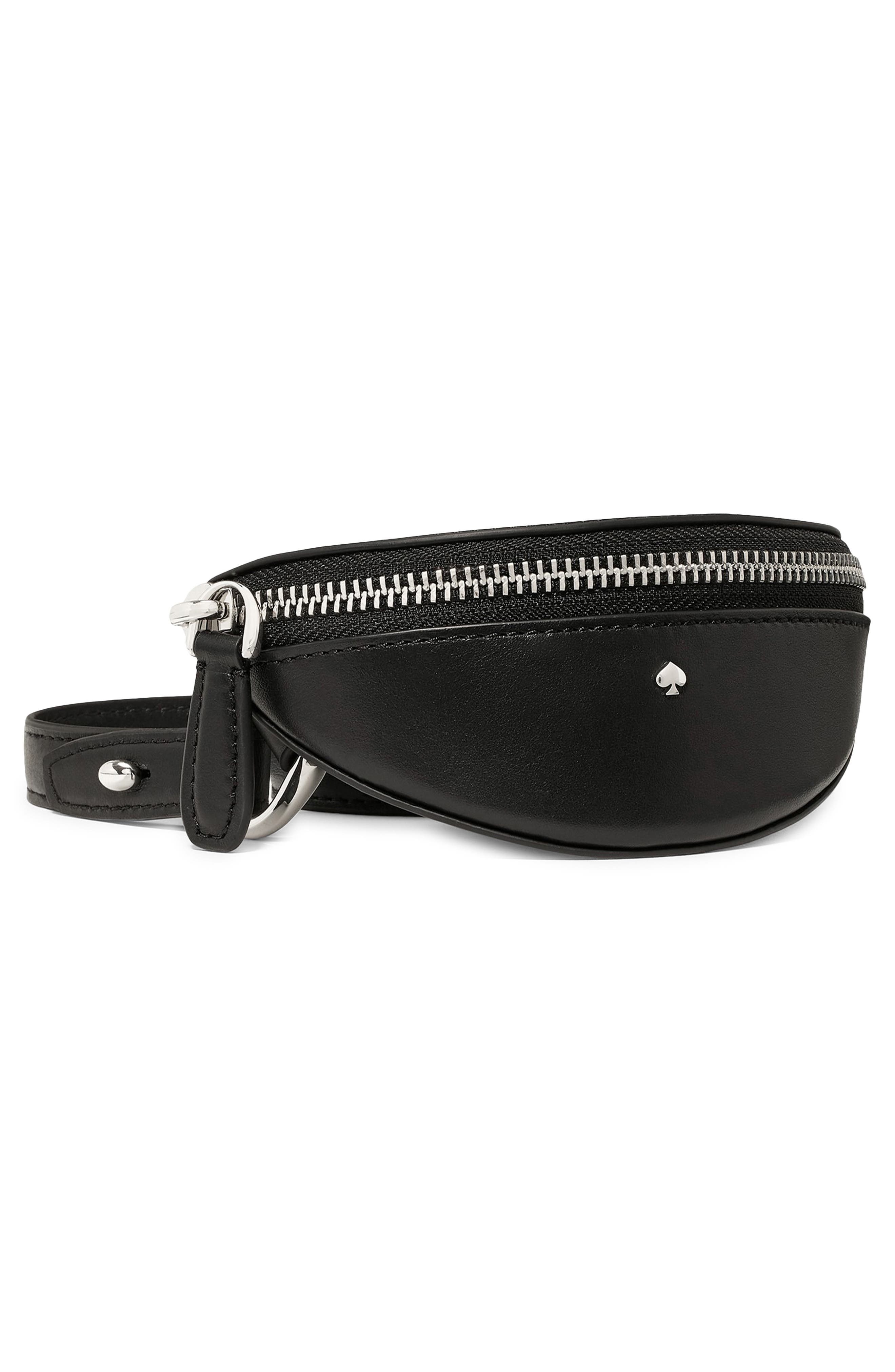 Kate Spade New York duo woven crossbody bag, Alternate, color, Black