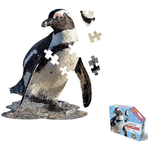 I Am Lil Penguin 48 Piece Arctic Animal Shaped Jigsaw Puzzle