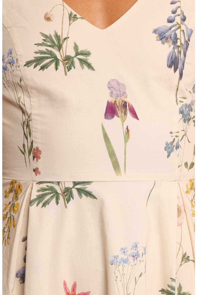 Galadriel Tie Shoulder Sundress, Alternate, color, CREAM