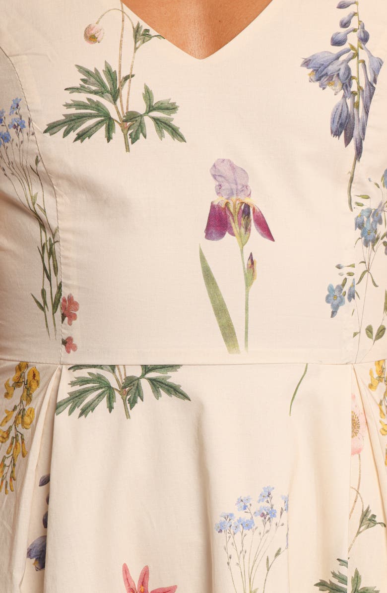 Petal & Pup Galadriel Tie Shoulder Sundress, Alternate, color, Cream