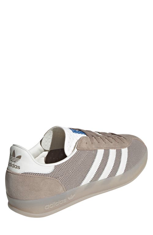 Adidas Originals Sneaker Gazelle Indoor Pro Charcoal In Chalky Brown/white/vapour Grey