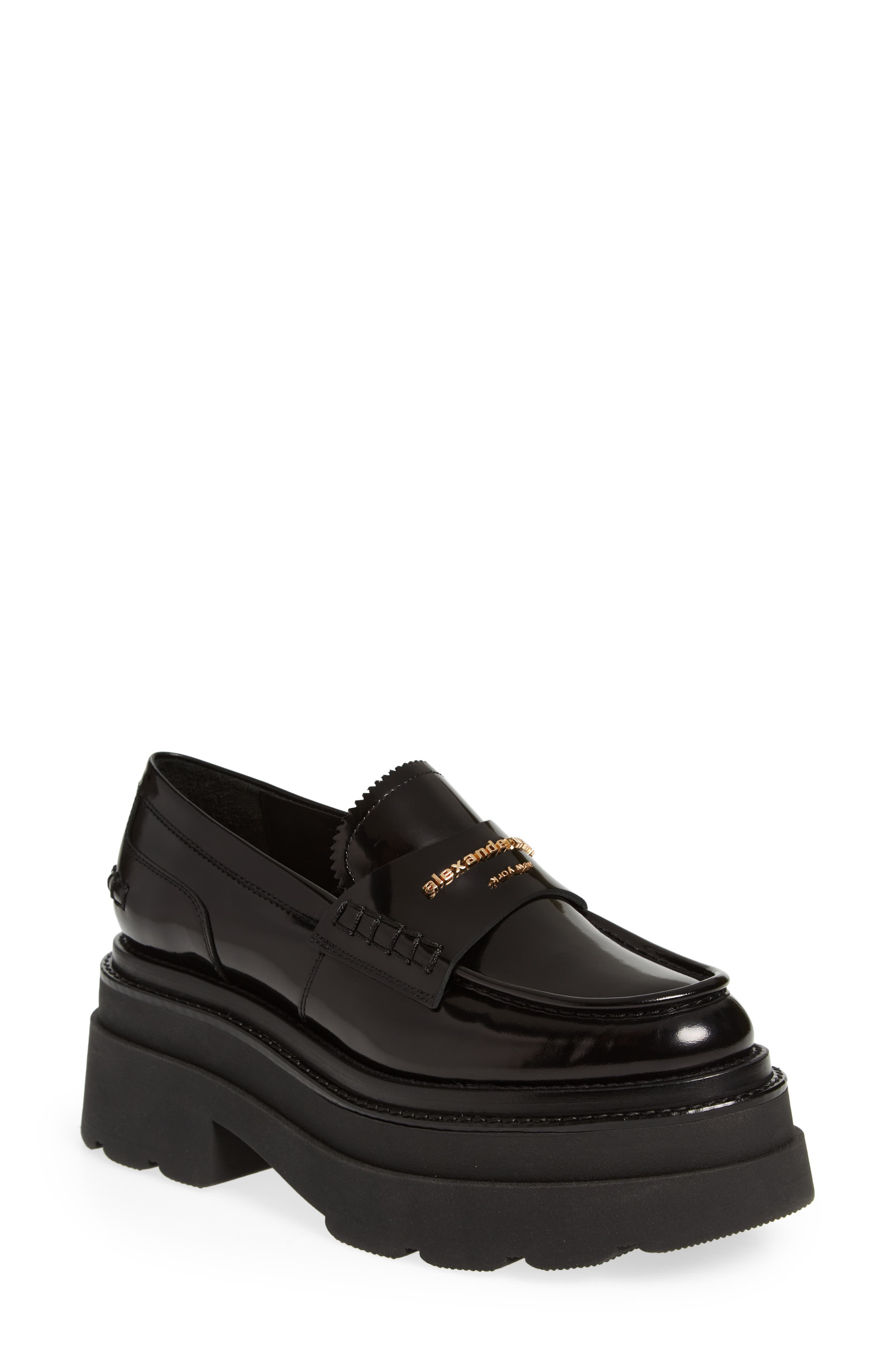 Alexander Wang Carter Platform Lug Sole Loafer, Main, color, 