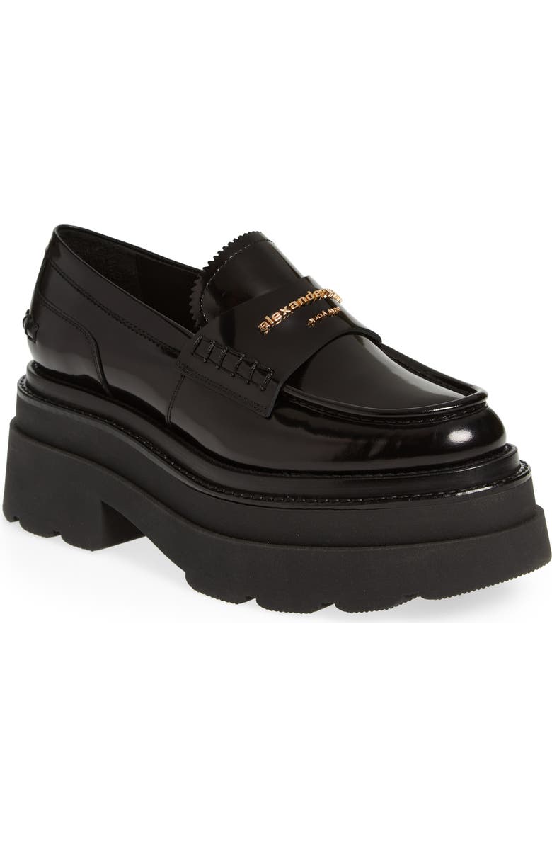 Alexander Wang Carter Platform Lug Sole Loafer, Main, color,