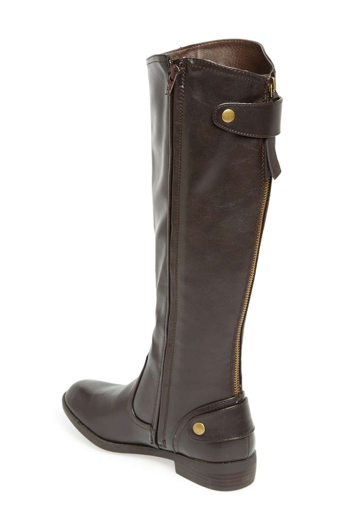 'Hildie' Riding Boot, Alternate, color, BROWN