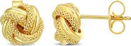 GABI RIELLE Love Knot Stud Earrings