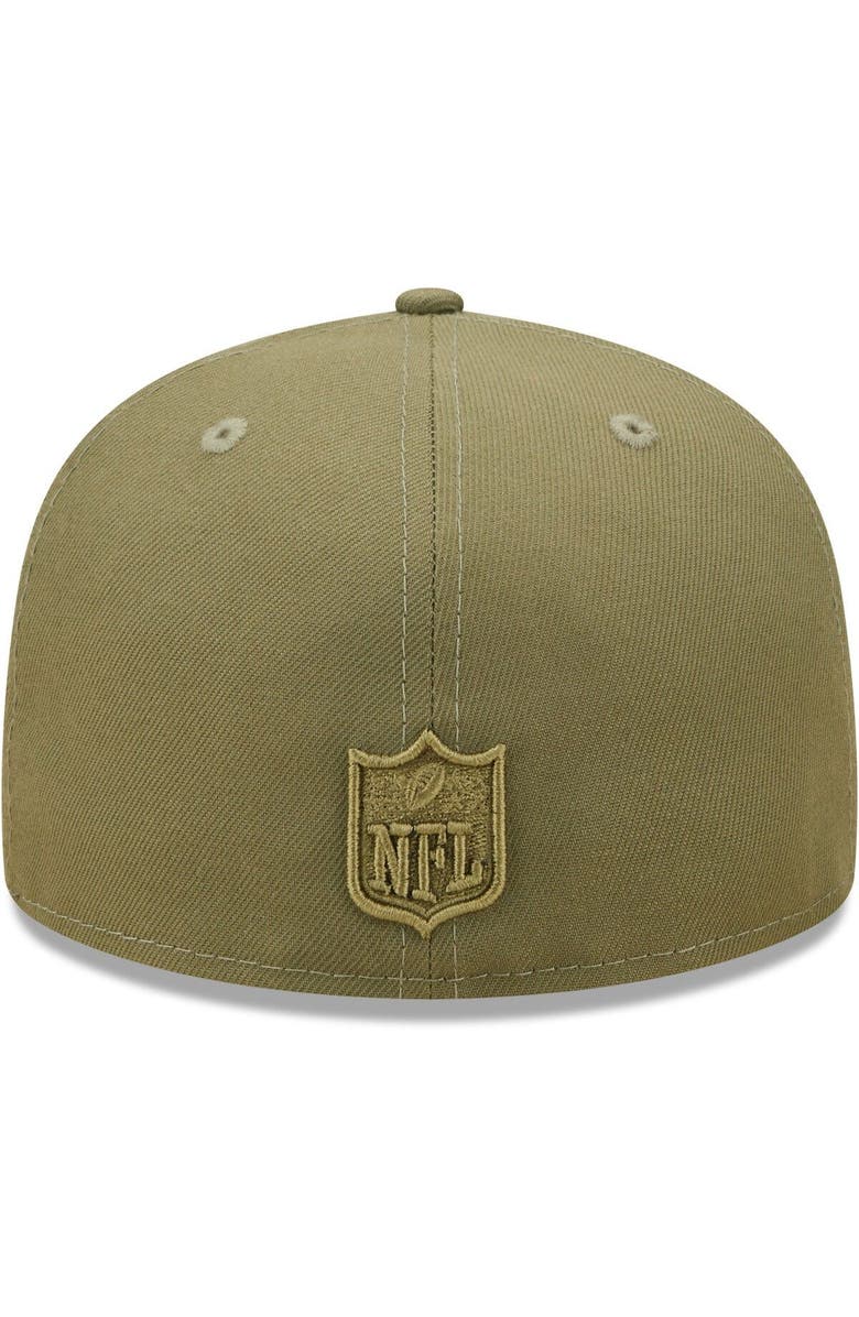 New Era Men's New Era Olive Green Bay Packers Color Pack 59FIFTY Fitted Hat, Alternate, color, 