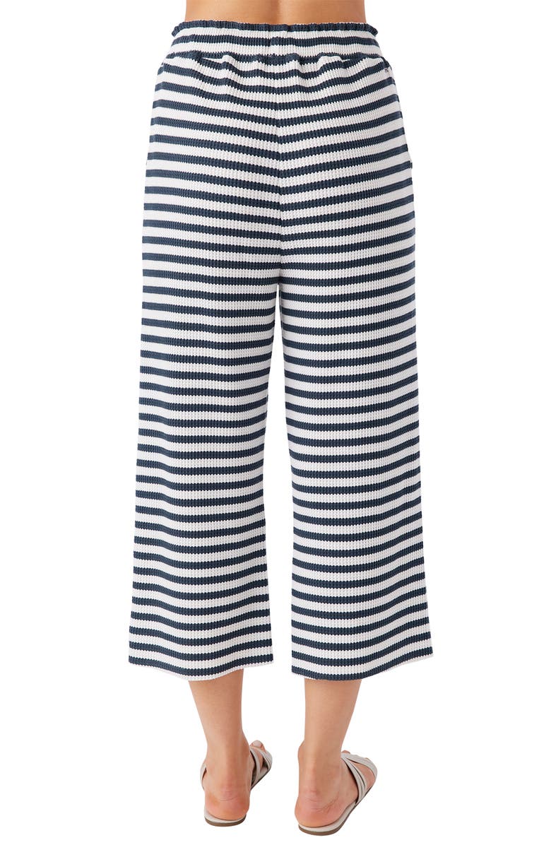 O'Neill Tour Stripe Waffle Knit Crop Pants, Alternate, color,