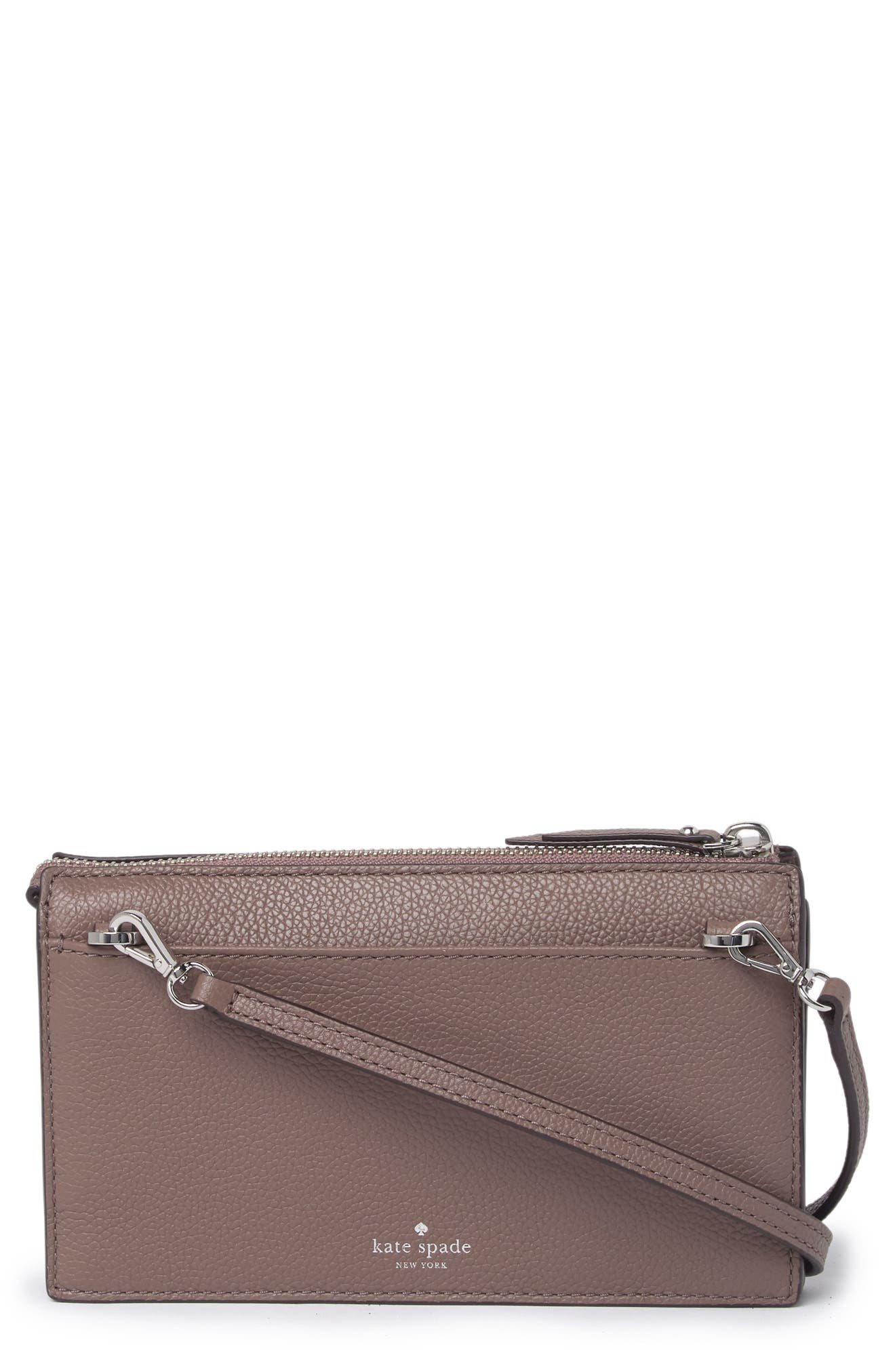 Kate Spade New York alegra studded leather wallet, Alternate, color, 