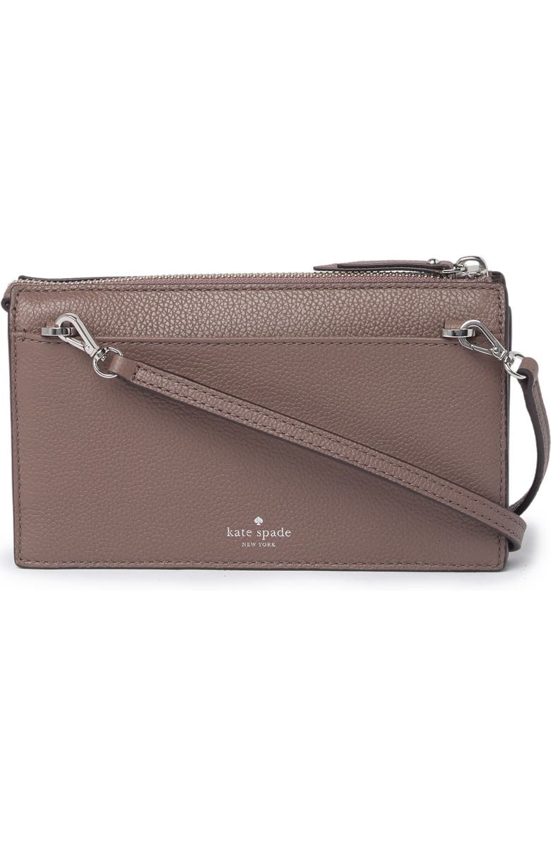 Kate Spade New York alegra studded leather wallet, Alternate, color,