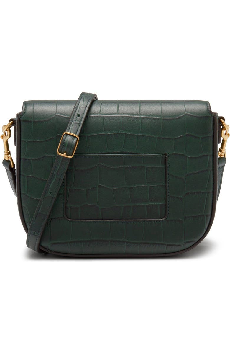 Mulberry Small Darley Croc Embossed Leather Crossbody Bag, Alternate, color,