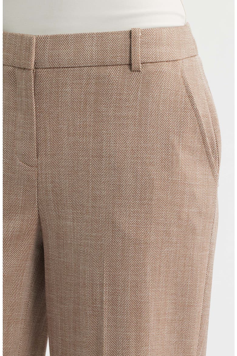 Cuff Ankle Pants, Alternate, color, RUST MULTI
