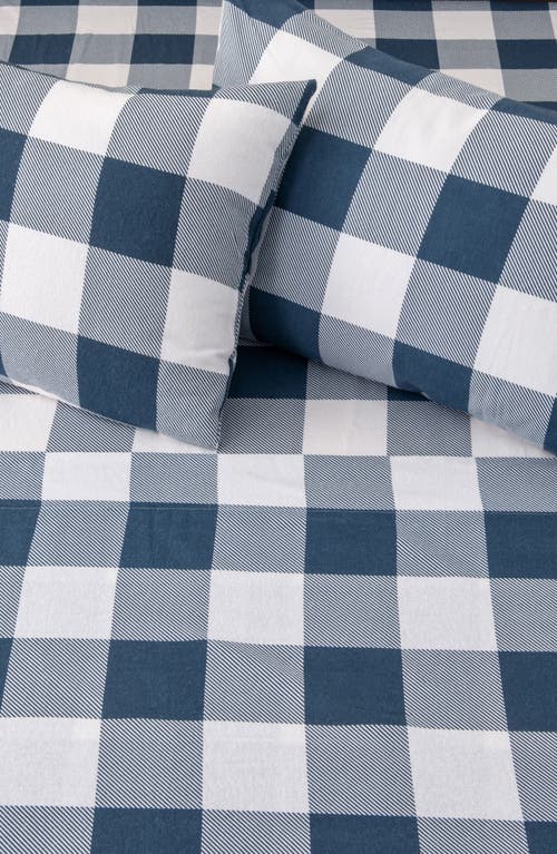 Woven & Weft Turkish Cotton Flannel Plaid Sheet Set