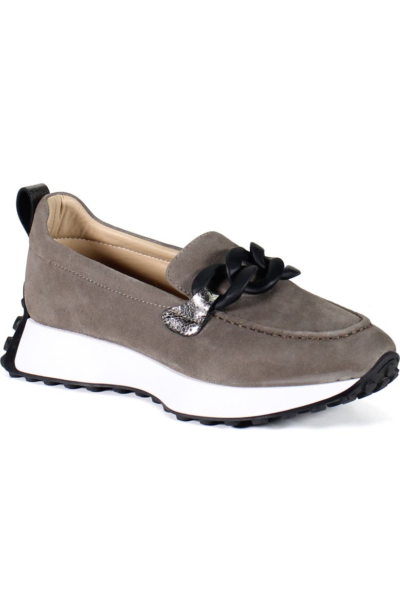 Diba True KIND WORDS Sneaker Loafer, Main, color, Anthracite/Pewter