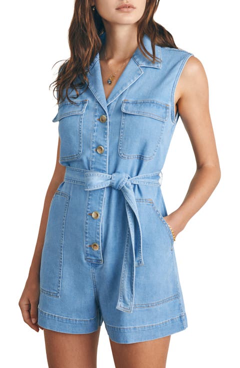 Utility Denim Romper