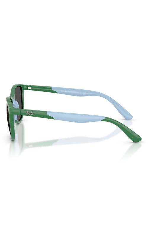 Ray Ban Ray-ban 49mm Square Sunglasses In Dark Grey/green