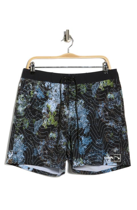 Hawaii Topo 17 Swim Trunks